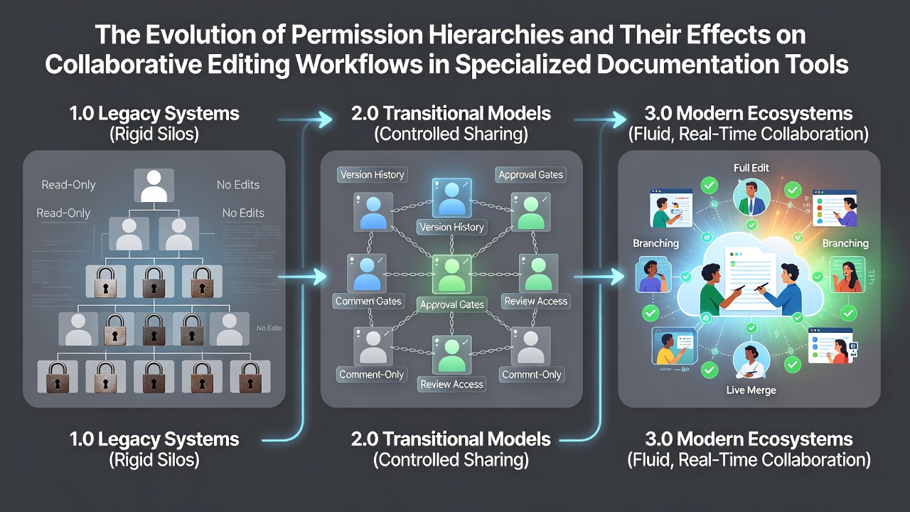 The Evolution of Permission Hierarchies and Their Effects on Collaborative Editing Workflows in Specialized Documentation Tools